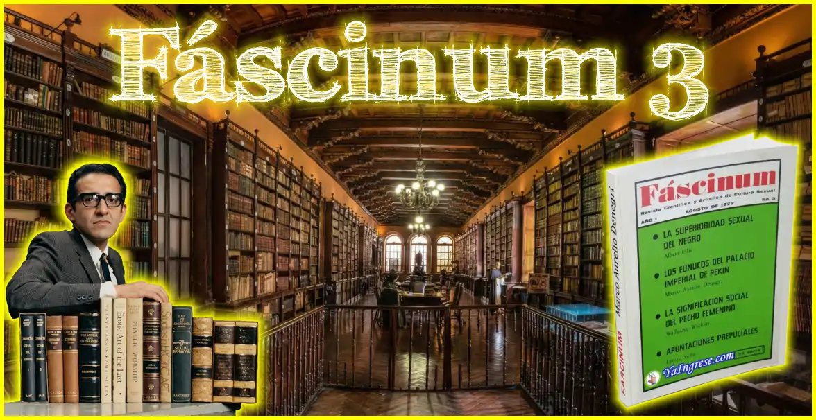Marco Aurelio Denegri presenta Revista Fáscinum número 3 eunucos y sexualidad - Imagen por YaIngrese.com
