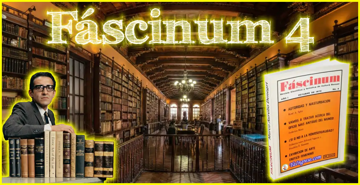 Marco Aurelio Denegri Revista Fáscinum 4 sobre autoridad y masturbación - Imagen por YaIngrese.com
