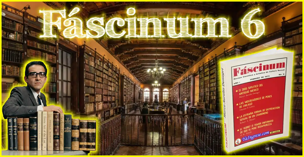 Marco Aurelio Denegri Revista Fáscinum 6 dios sifilítico y moldeadoras de penes - Imagen por YaIngrese.com